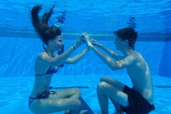 ..., and below water.